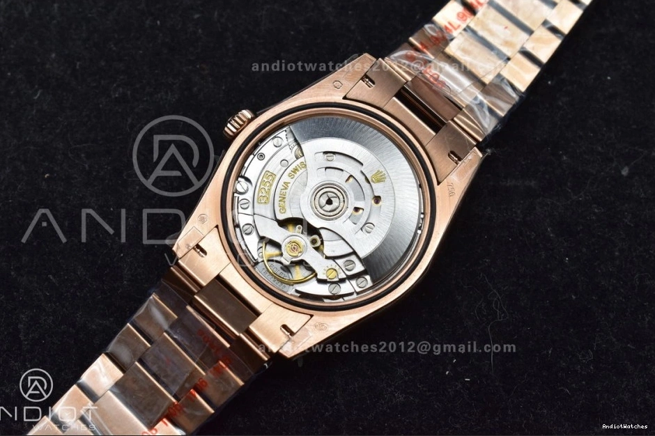 V5 RG Original Diamond (Gain 904L DayDate Grey Weight) on Square President 36 vr3255 Best Bracelet 671 QF with Dial Steel Edition 0422